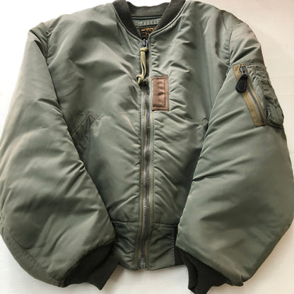 【中古品】【メンズ】 Buzz Rickson's バズリクソンズ MA-1 LION UNIFORM INC BR10981 T MA-1 ライオン ユニフォーム フライトジャケット アウター 復刻 145-251031-yo-16-fuz サイズ：XL カラー：カーキ 万代Net店