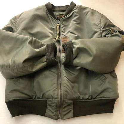 【中古品】【メンズ】 Buzz Rickson's バズリクソンズ MA-1 LION UNIFORM INC BR10981 T MA-1 ライオン ユニフォーム フライトジャケット アウター 復刻 145-251031-yo-16-fuz サイズ：XL カラー：カーキ 万代Net店