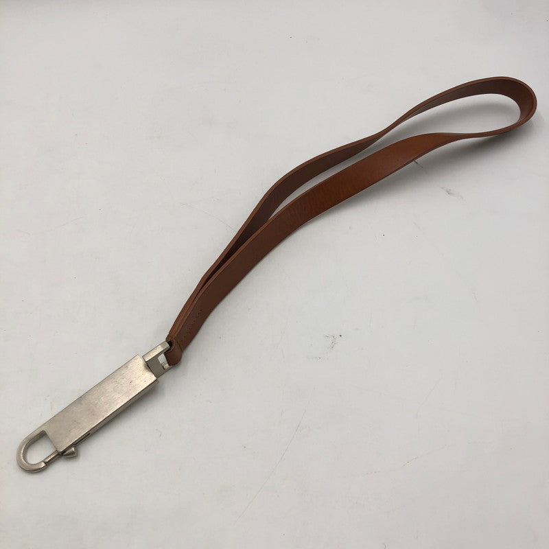 【中古品】【メンズ】 Rick Owens リックオウエンス LARGE NECK HOOK LEATHER ラージネックフック レザー キーリング アクセサリー 192-251103-yy-17-tei カラー：ブラウン 万代Net店
