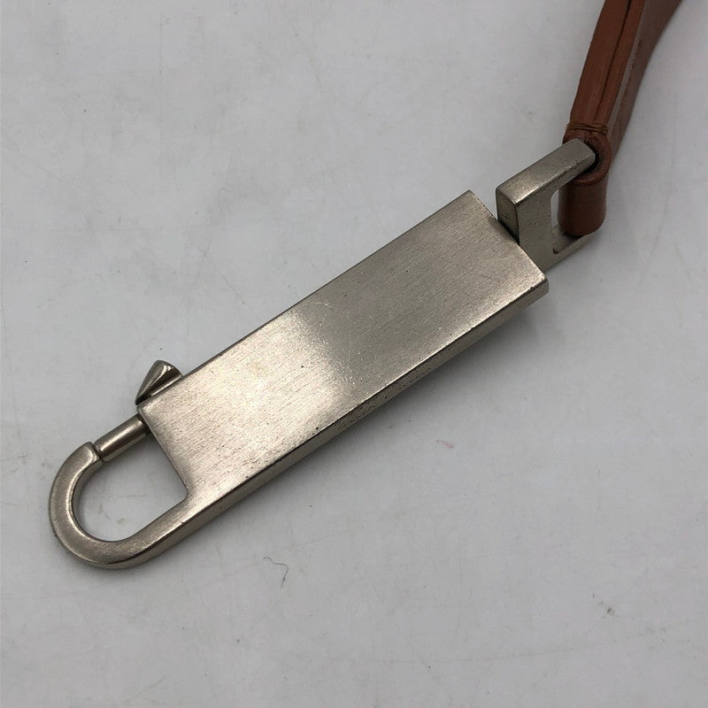 【中古品】【メンズ】 Rick Owens リックオウエンス LARGE NECK HOOK LEATHER ラージネックフック レザー キーリング アクセサリー 192-251103-yy-17-tei カラー：ブラウン 万代Net店