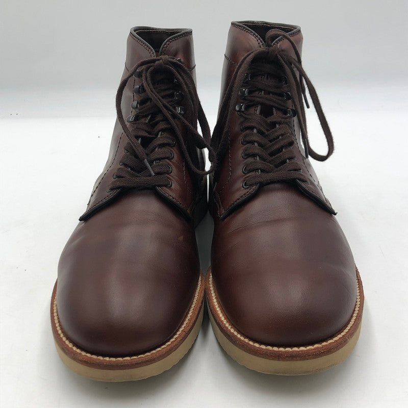 【中古品】【メンズ】 ALDEN オールデン CHROMEXCEL PLAIN TOE BOOT 45960H クロムエクセル プレン トゥ ブーツ 靴 164-251103-yy-02-tei サイズ：8D カラー：ブラウン 万代Net店