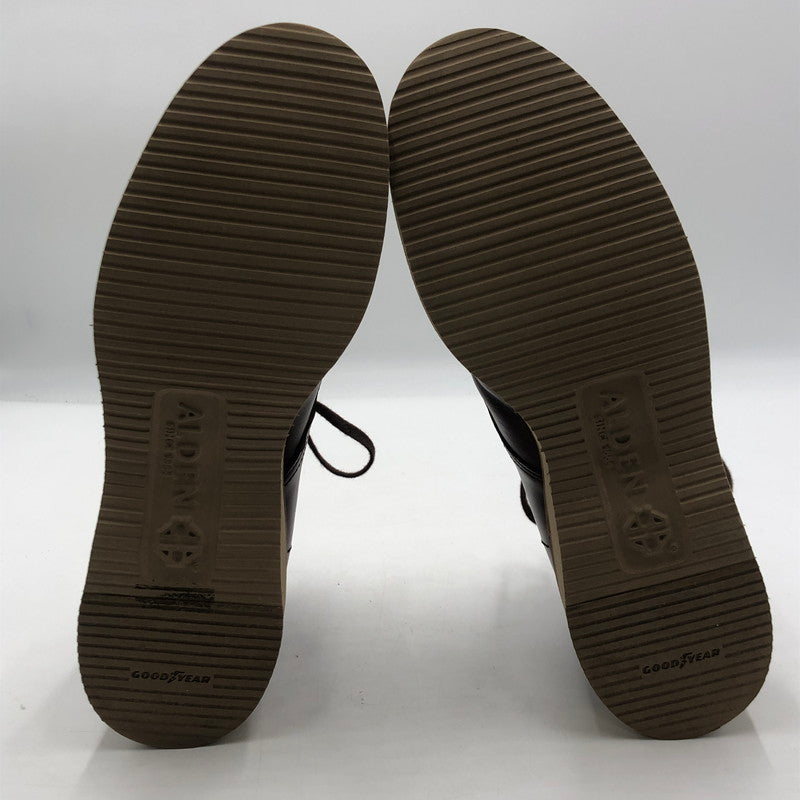 【中古品】【メンズ】 ALDEN オールデン CHROMEXCEL PLAIN TOE BOOT 45960H クロムエクセル プレン トゥ ブーツ 靴 164-251103-yy-02-tei サイズ：8D カラー：ブラウン 万代Net店
