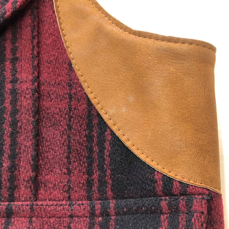 【中古品】【メンズ】 POLO RALPHLAUREN SPORTS MAN ポロラルフローレン スポーツマン WOOL HUNTING VEST ウール ハンティング ベスト ライトアウター 147-251031-yo-14-fuz サイズ：L カラー：レッド 万代Net店
