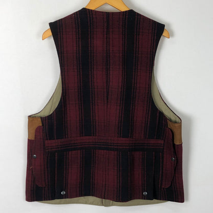 【中古品】【メンズ】 POLO RALPHLAUREN SPORTS MAN ポロラルフローレン スポーツマン WOOL HUNTING VEST ウール ハンティング ベスト ライトアウター 147-251031-yo-14-fuz サイズ：L カラー：レッド 万代Net店