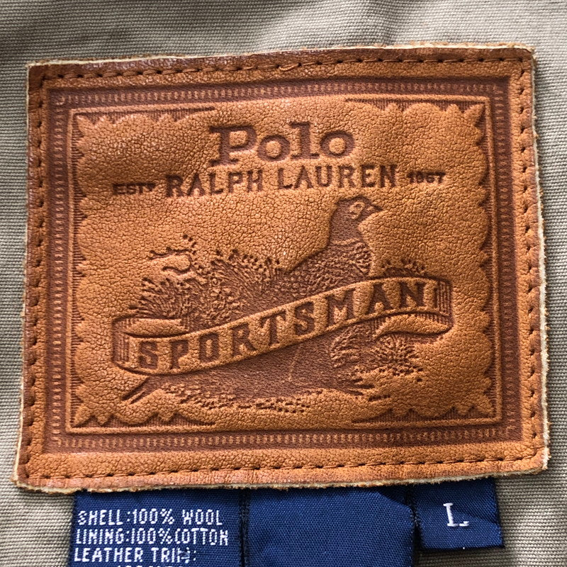 【中古品】【メンズ】 POLO RALPHLAUREN SPORTS MAN ポロラルフローレン スポーツマン WOOL HUNTING VEST ウール ハンティング ベスト ライトアウター 147-251031-yo-14-fuz サイズ：L カラー：レッド 万代Net店