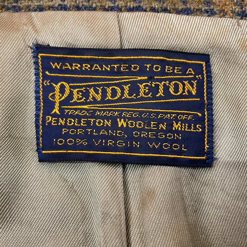 【現状渡し品】【メンズ】 PENDLETON ペンドルトン GUN CLUB PLAID WOOL COAT ガンクラブ プレイド ウールコート アウター ジャケット 145-251110-ts-19-tei サイズ：不明 カラー：チェック 万代Net店