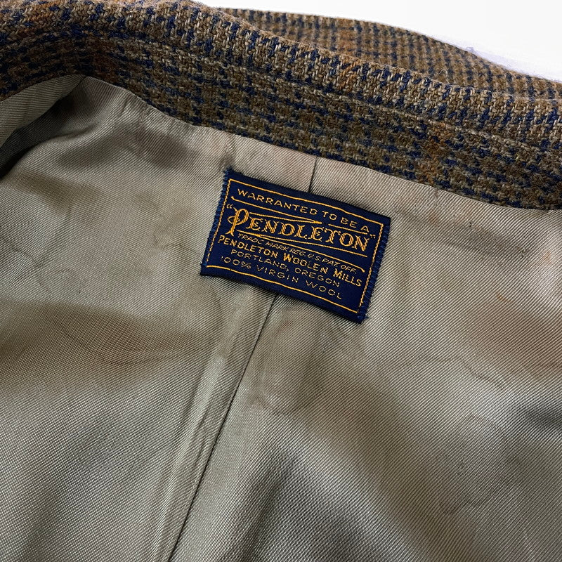 【現状渡し品】【メンズ】 PENDLETON ペンドルトン GUN CLUB PLAID WOOL COAT ガンクラブ プレイド ウールコート アウター ジャケット 145-251110-ts-19-tei サイズ：不明 カラー：チェック 万代Net店