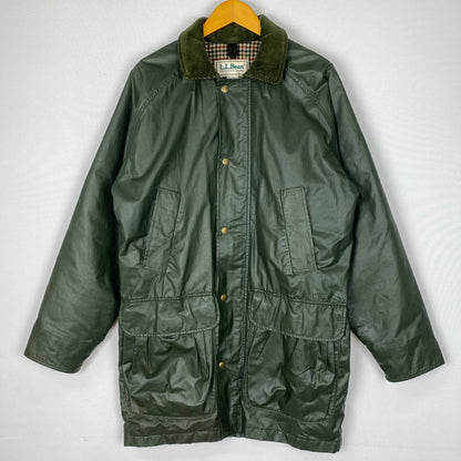 【中古品】【メンズ】 L.L.Bean エルエルビーン 70～80’s OILED COAT VINTAGE オイルド コート アウター ヴィンテージ USA製 144-251101-yy-08-tei サイズ：S カラー：カーキ 万代Net店