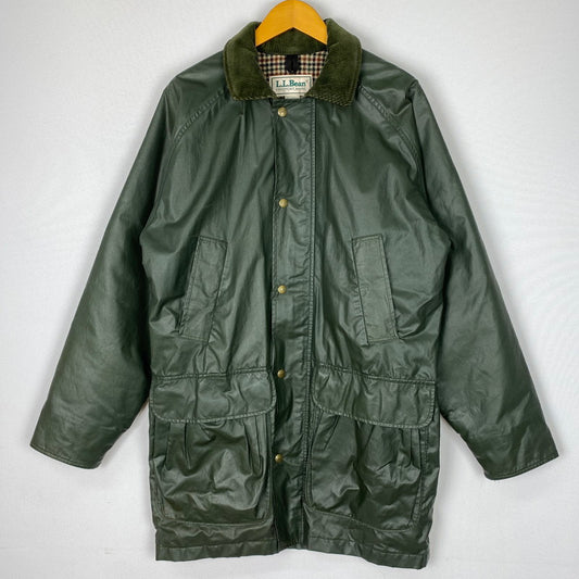 【中古品】【メンズ】 L.L.Bean エルエルビーン 70～80’s OILED COAT VINTAGE オイルド コート アウター ヴィンテージ USA製 144-251101-yy-08-tei サイズ：S カラー：カーキ 万代Net店