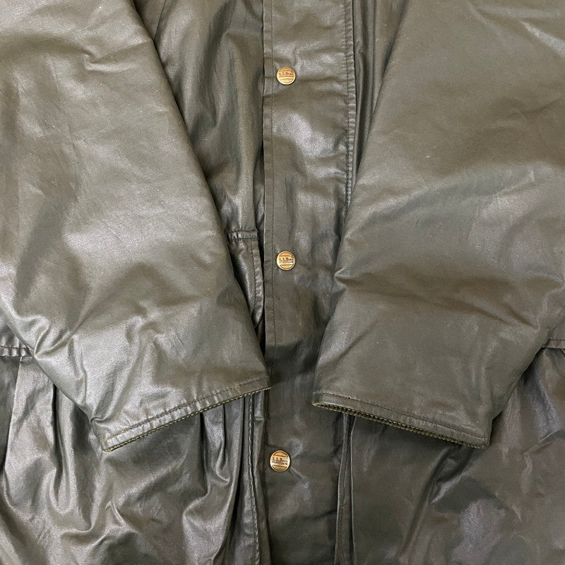 【中古品】【メンズ】 L.L.Bean エルエルビーン 70～80’s OILED COAT VINTAGE オイルド コート アウター ヴィンテージ USA製 144-251101-yy-08-tei サイズ：S カラー：カーキ 万代Net店