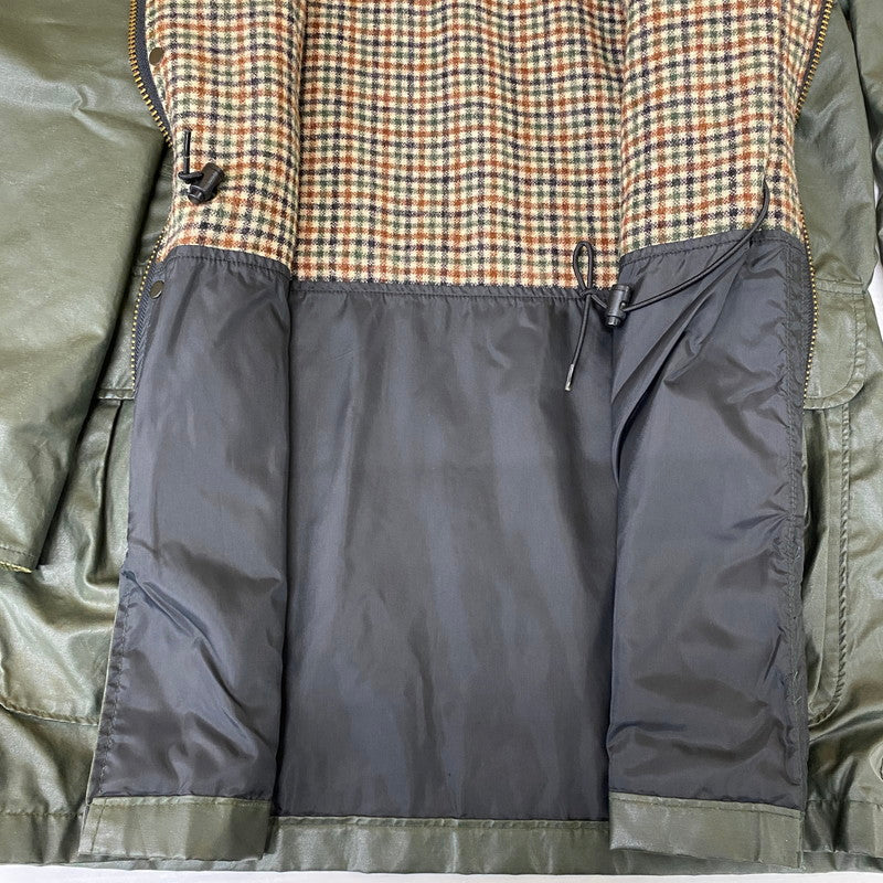 【中古品】【メンズ】 L.L.Bean エルエルビーン 70～80’s OILED COAT VINTAGE オイルド コート アウター ヴィンテージ USA製 144-251101-yy-08-tei サイズ：S カラー：カーキ 万代Net店