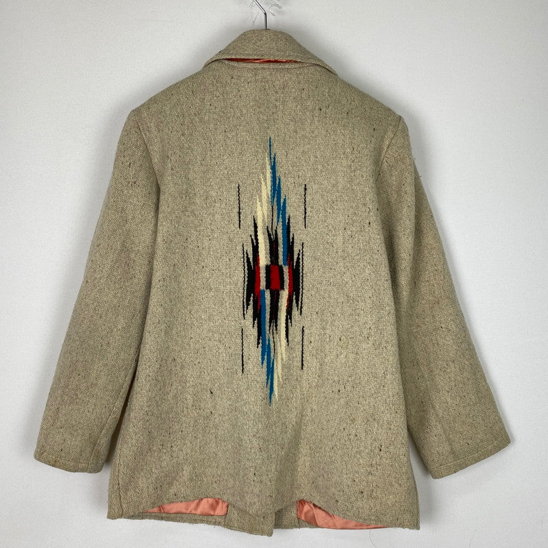 【現状渡し品】【メンズ】 ORTEGA オルテガ CHIMAYO JACKET チマヨジャケット ライトアウター ウール 145-251101-yy-07-tei サイズ：S カラー：アイボリー 万代Net店