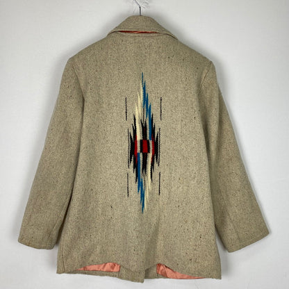 【現状渡し品】【メンズ】 ORTEGA オルテガ CHIMAYO JACKET チマヨジャケット ライトアウター ウール 145-251101-yy-07-tei サイズ：S カラー：アイボリー 万代Net店