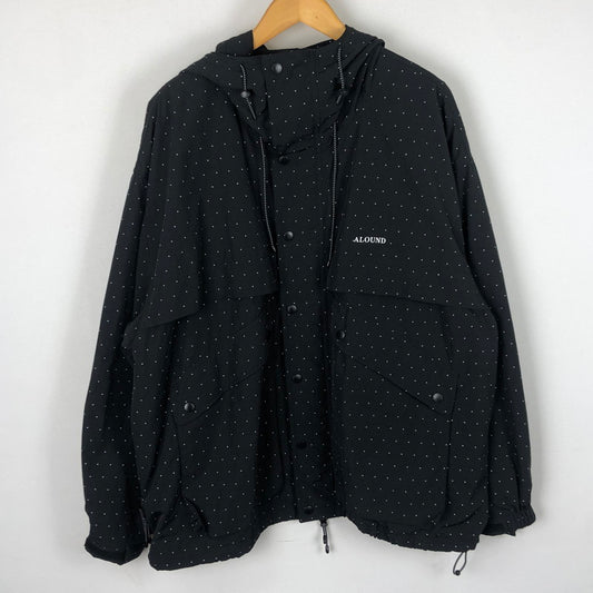 【中古品】【メンズ】 ALOUND アラウンド DOT NYLON JACKET ALTO24AW-14BW ドット ナイロンジャケット ライトアウター 140-251102-yy-02-tei サイズ：XL カラー：ブラック 万代Net店