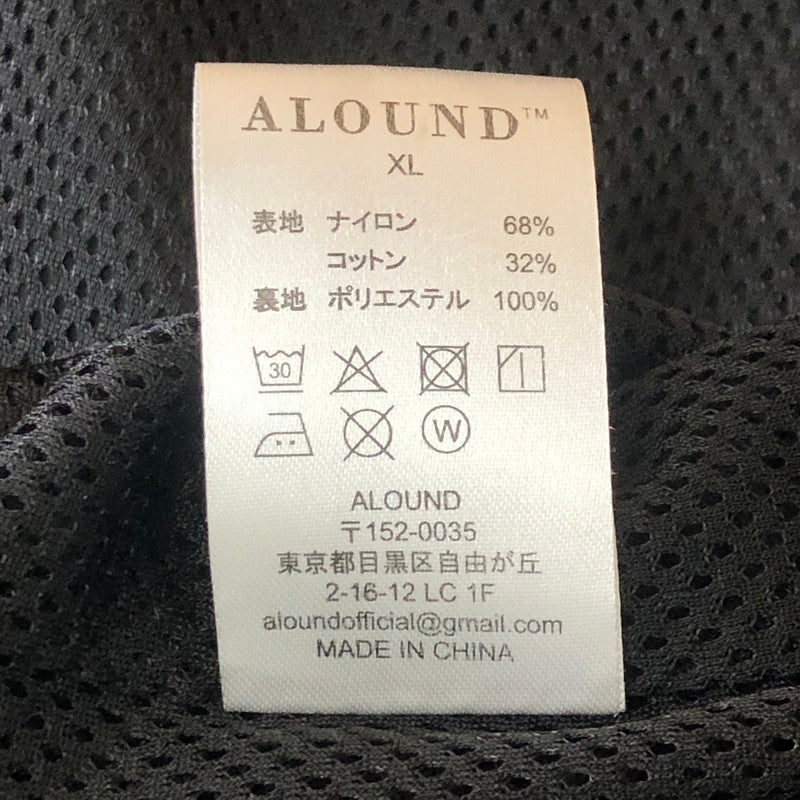 【中古品】【メンズ】 ALOUND アラウンド DOT NYLON JACKET ALTO24AW-14BW ドット ナイロンジャケット ライトアウター 140-251102-yy-02-tei サイズ：XL カラー：ブラック 万代Net店