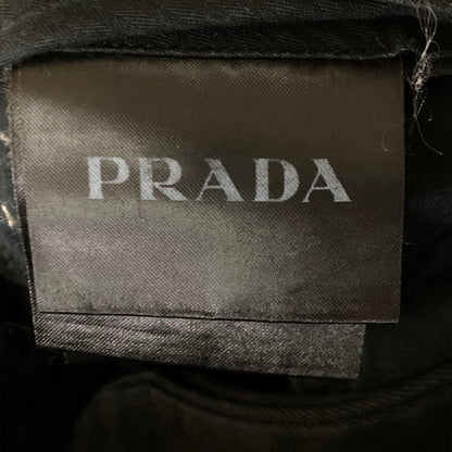 【中古品】【メンズ】 PRADA プラダ COTTON SHORT PANTS ACU1 2019 5693 コットン ショートパンツ ボトムス ハーフパンツ ショーツ 152-251103-yo-30-tei サイズ：48 カラー：ブラック 万代Net店
