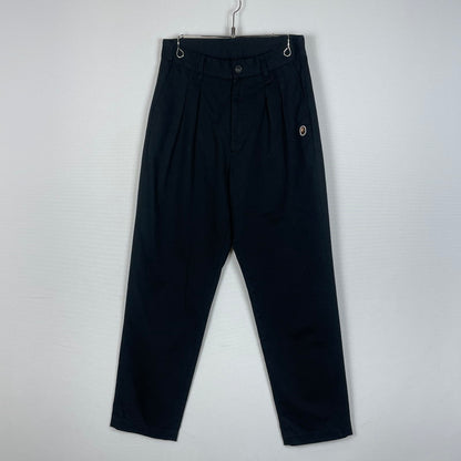 【中古品】【メンズ】 ABATHING APE アベイシング エイプ 001PTJ801010M PANTS タック入り パンツ ボトムス 153-260618-sa-24-tei サイズ：M カラー：ブラック 万代Net店
