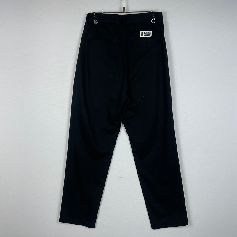 【中古品】【メンズ】 ABATHING APE アベイシング エイプ 001PTJ801010M PANTS タック入り パンツ ボトムス 153-260618-sa-24-tei サイズ：M カラー：ブラック 万代Net店