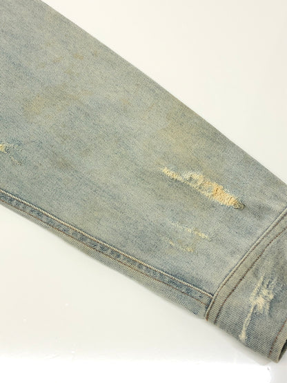 【中古品】【メンズ】 STAMPD スタンプド Distressed Denim Jacket デニムジャケット アウター 147-260819-SH-05-hon サイズ：M カラー：インディゴ 万代Net店