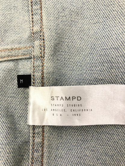 【中古品】【メンズ】 STAMPD スタンプド Distressed Denim Jacket デニムジャケット アウター 147-260819-SH-05-hon サイズ：M カラー：インディゴ 万代Net店