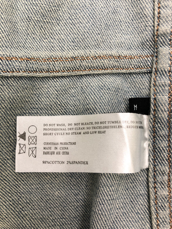 【中古品】【メンズ】 STAMPD スタンプド Distressed Denim Jacket デニムジャケット アウター 147-260819-SH-05-hon サイズ：M カラー：インディゴ 万代Net店