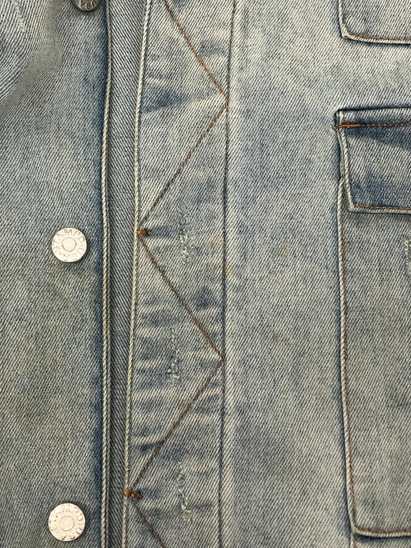 【中古品】【メンズ】 STAMPD スタンプド Distressed Denim Jacket デニムジャケット アウター 147-260819-SH-05-hon サイズ：M カラー：インディゴ 万代Net店