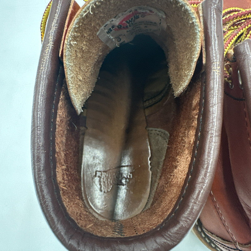 【中古品】【メンズ/レディース】 REDWING 8875 MOC TOE BOOT レッドウィング アイリッシュセッター 6インチ モックトゥ 8875 ブーツ 164-260210-nm-05-tei サイズ：23cm カラー：ブラウン 万代Net店