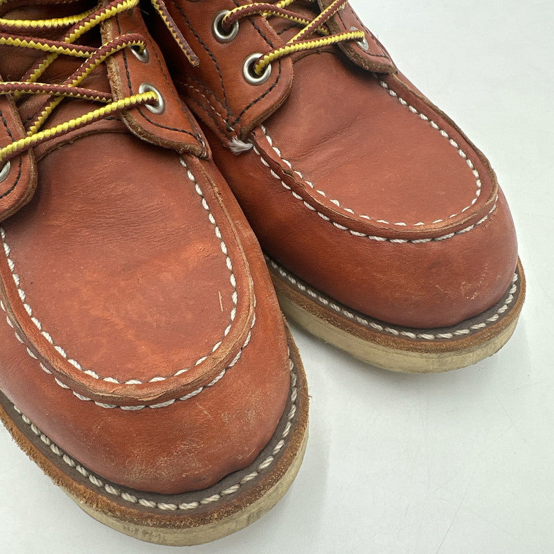 【中古品】【メンズ/レディース】 REDWING 8875 MOC TOE BOOT レッドウィング アイリッシュセッター 6インチ モックトゥ 8875 ブーツ 164-260210-nm-05-tei サイズ：23cm カラー：ブラウン 万代Net店
