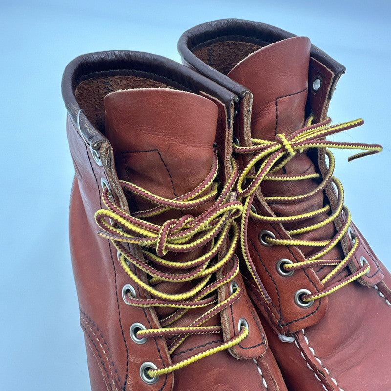 【中古品】【メンズ/レディース】 REDWING 8875 MOC TOE BOOT レッドウィング アイリッシュセッター 6インチ モックトゥ 8875 ブーツ 164-260210-nm-05-tei サイズ：23cm カラー：ブラウン 万代Net店