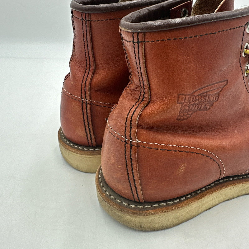 【中古品】【メンズ/レディース】 REDWING 8875 MOC TOE BOOT レッドウィング アイリッシュセッター 6インチ モックトゥ 8875 ブーツ 164-260210-nm-05-tei サイズ：23cm カラー：ブラウン 万代Net店