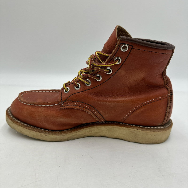 【中古品】【メンズ/レディース】 REDWING 8875 MOC TOE BOOT レッドウィング アイリッシュセッター 6インチ モックトゥ 8875 ブーツ 164-260210-nm-05-tei サイズ：23cm カラー：ブラウン 万代Net店