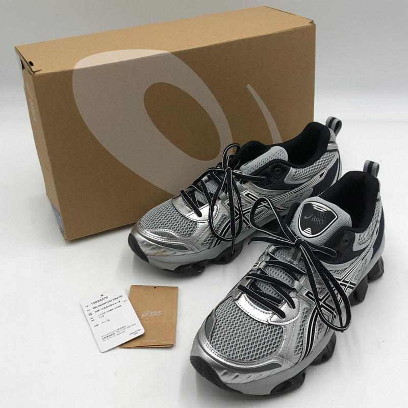 【中古品】【メンズ】 asics アシックス GEL-QUANTUM KINETIC 1203A270-022 ゲル クァンタム キネティック スニーカー 靴 スポーツタイプシューズ 162-251106-ts-03-tei サイズ：28 カラー：ピュアシルバー 万代Net店