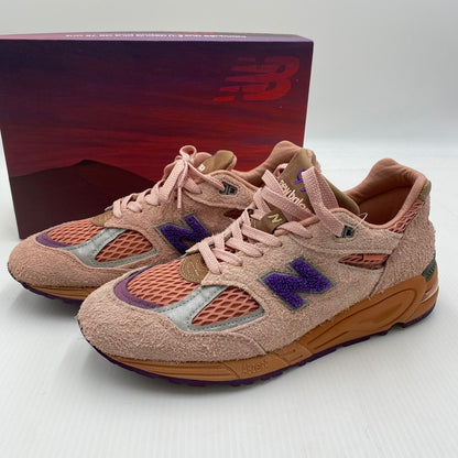 【中古美品】【メンズ】 NEW BALANCE ニューバランス M990SB2 SALEHE BEMBURY 990v2 サレへ・ベンバリー スニーカー 靴 162-260801-nm-04-tei サイズ：28cm カラー：ピンク 万代Net店
