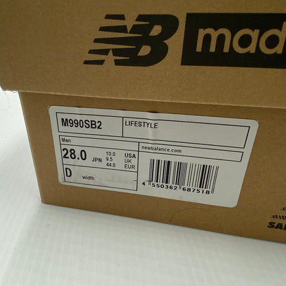 【中古美品】【メンズ】 NEW BALANCE ニューバランス M990SB2 SALEHE BEMBURY 990v2 サレへ・ベンバリー スニーカー 靴 162-260801-nm-04-tei サイズ：28cm カラー：ピンク 万代Net店