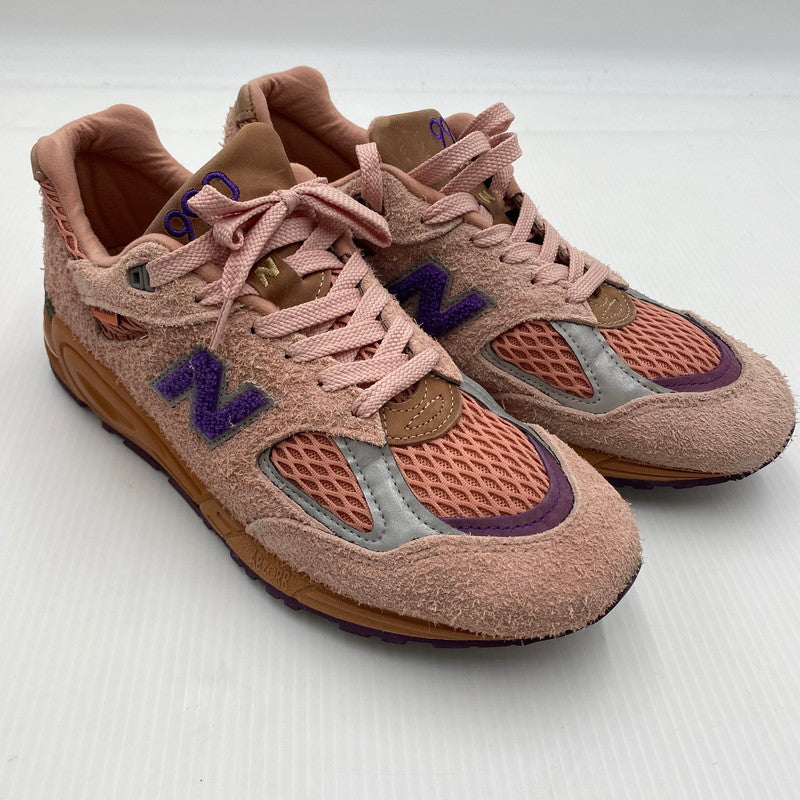 【中古美品】【メンズ】 NEW BALANCE ニューバランス M990SB2 SALEHE BEMBURY 990v2 サレへ・ベンバリー スニーカー 靴 162-260801-nm-04-tei サイズ：28cm カラー：ピンク 万代Net店