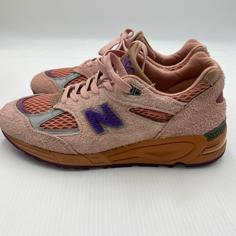 【中古美品】【メンズ】 NEW BALANCE ニューバランス M990SB2 SALEHE BEMBURY 990v2 サレへ・ベンバリー スニーカー 靴 162-260801-nm-04-tei サイズ：28cm カラー：ピンク 万代Net店