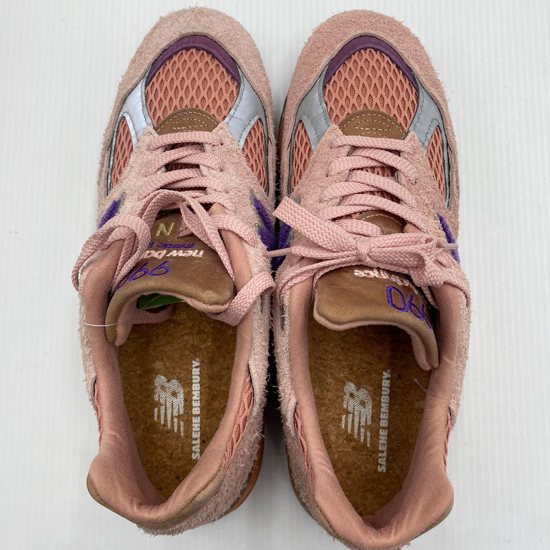 【中古美品】【メンズ】 NEW BALANCE ニューバランス M990SB2 SALEHE BEMBURY 990v2 サレへ・ベンバリー スニーカー 靴 162-260801-nm-04-tei サイズ：28cm カラー：ピンク 万代Net店