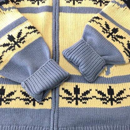 【中古品】【メンズ】 PLEASURES プレジャーズ ROOM ZIP CARDIGAN ルーム ジップ カーディガン トップス セーター 142-251104-ts-06-tei サイズ：XL カラー：スレート 万代Net店
