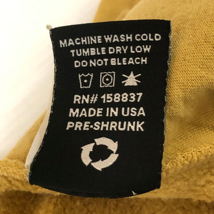 【中古品】【メンズ】 EMOTIONALLY UNAVAILABLE エモーショナリー アンアベイラブル EU WAVY SCRIPT SWEAT SHORT EU-S22-0000-033 スクリプト スウェット ショーツ ボトムス ハーフパンツ ショートパンツ 152-251124-yo-21-tei サイズ：L カラー：イエロー 万代Net店