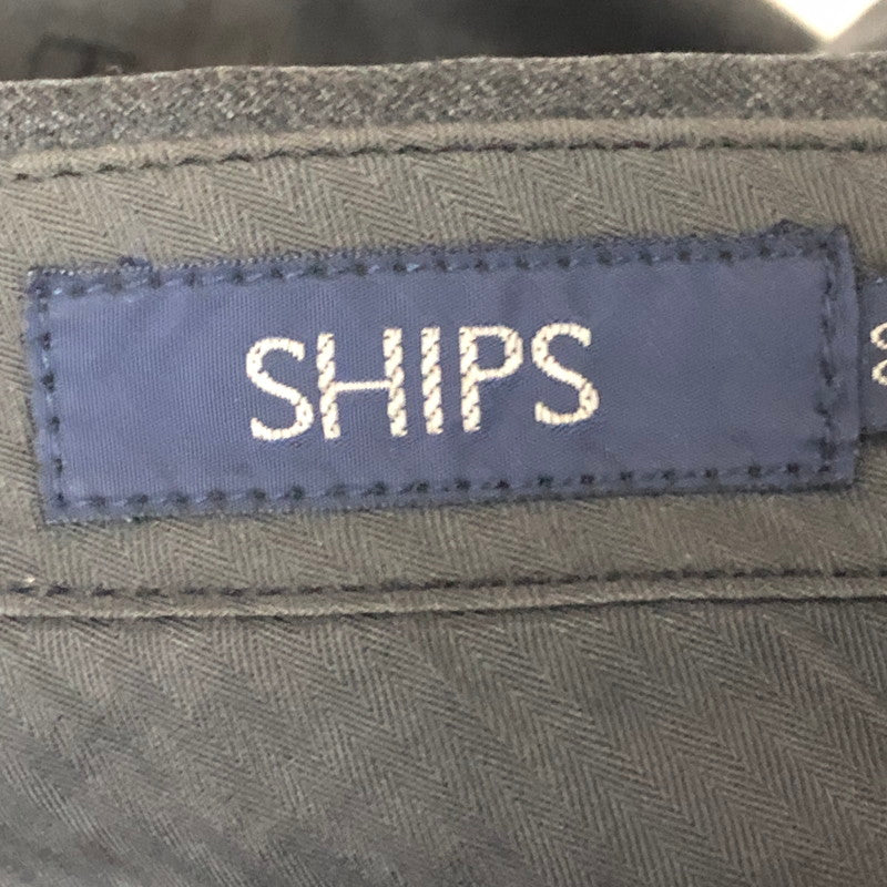 【中古品】【メンズ】 SHIPS シップス SET UP SUIT 11-772904-3 セットアップ スーツ ジャケット パンツ 147-251124-yo-19-tei サイズ：41/33 カラー：グレー 万代Net店