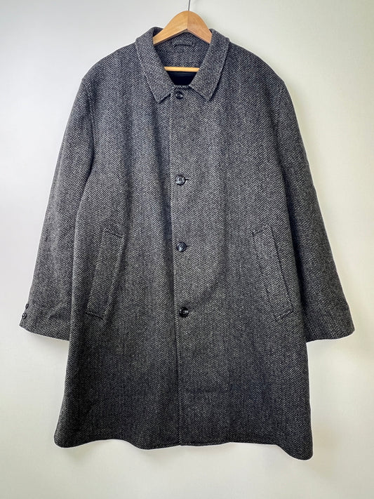 【中古品】【メンズ】 ALLI GATOR WEATHERSTYLE アリ ゲーター ウェザースタイル HERRINGBONE SOUTIEN COLLAR COAT ヘリンボーン ステンカラーコート アウター 145-261002-AS-7-hon サイズ：44R カラー：グレー 万代Net店