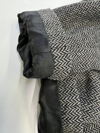 【中古品】【メンズ】 ALLI GATOR WEATHERSTYLE アリ ゲーター ウェザースタイル HERRINGBONE SOUTIEN COLLAR COAT ヘリンボーン ステンカラーコート アウター 145-261002-AS-7-hon サイズ：44R カラー：グレー 万代Net店