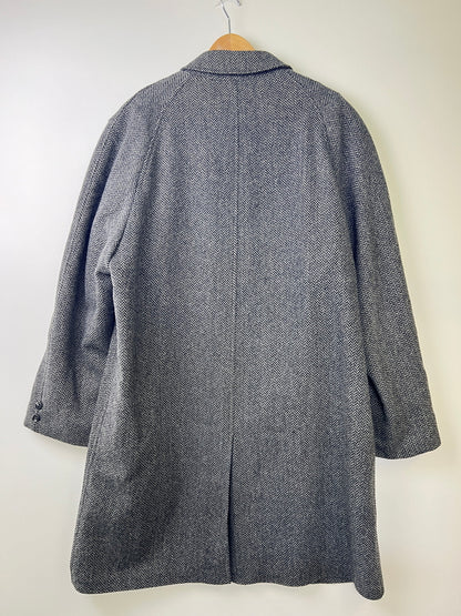 【中古品】【メンズ】 ALLI GATOR WEATHERSTYLE アリ ゲーター ウェザースタイル HERRINGBONE SOUTIEN COLLAR COAT ヘリンボーン ステンカラーコート アウター 145-261002-AS-7-hon サイズ：44R カラー：グレー 万代Net店