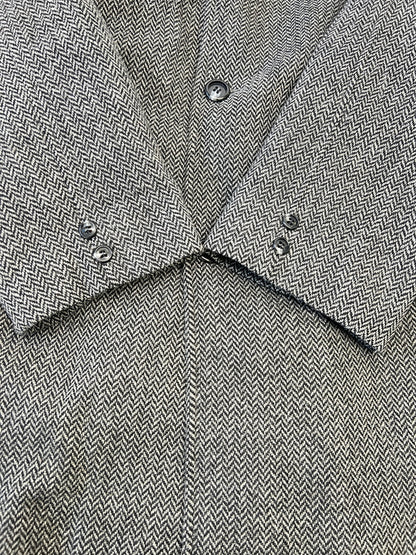 【中古品】【メンズ】 ALLI GATOR WEATHERSTYLE アリ ゲーター ウェザースタイル HERRINGBONE SOUTIEN COLLAR COAT ヘリンボーン ステンカラーコート アウター 145-261002-AS-7-hon サイズ：44R カラー：グレー 万代Net店
