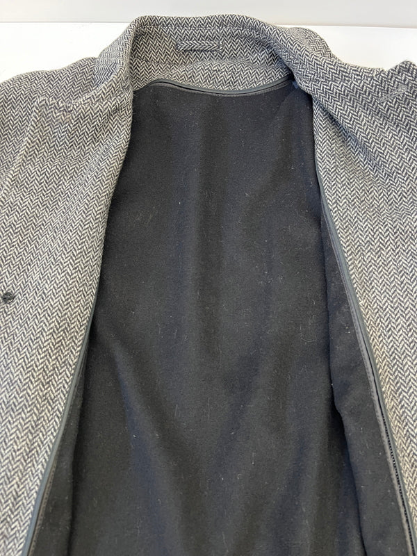 【中古品】【メンズ】 ALLI GATOR WEATHERSTYLE アリ ゲーター ウェザースタイル HERRINGBONE SOUTIEN COLLAR COAT ヘリンボーン ステンカラーコート アウター 145-261002-AS-7-hon サイズ：44R カラー：グレー 万代Net店