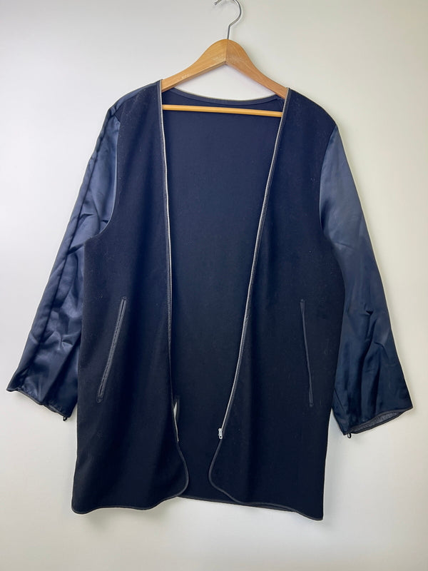 【中古品】【メンズ】 ALLI GATOR WEATHERSTYLE アリ ゲーター ウェザースタイル HERRINGBONE SOUTIEN COLLAR COAT ヘリンボーン ステンカラーコート アウター 145-261002-AS-7-hon サイズ：44R カラー：グレー 万代Net店