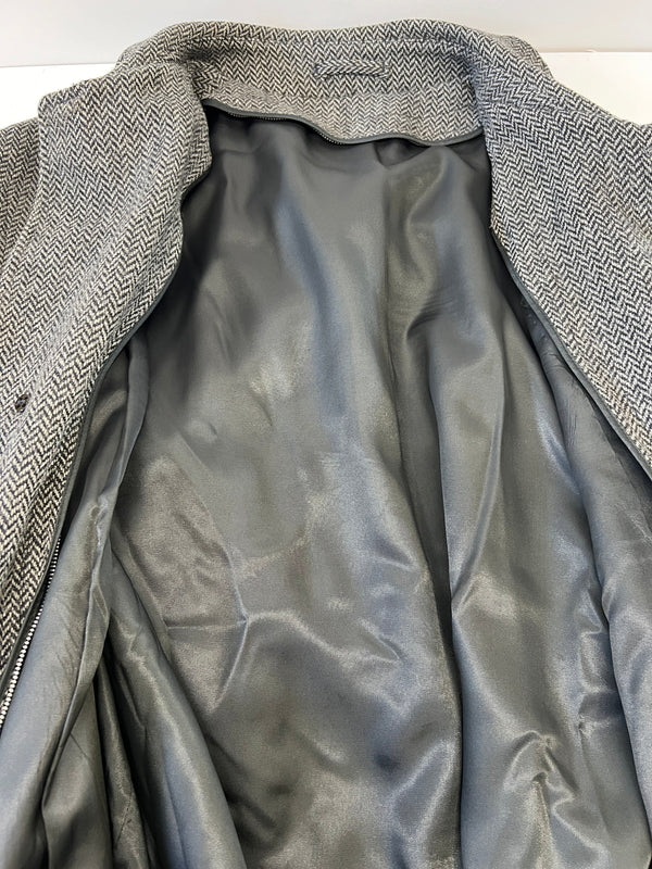 【中古品】【メンズ】 ALLI GATOR WEATHERSTYLE アリ ゲーター ウェザースタイル HERRINGBONE SOUTIEN COLLAR COAT ヘリンボーン ステンカラーコート アウター 145-261002-AS-7-hon サイズ：44R カラー：グレー 万代Net店