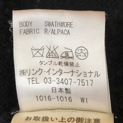 【中古品】【メンズ】 theory セオリー WOOL DRIVERS ZIP UP KNIT 544708 ウール ドライバーズ ジップアップ ニット 長袖 トップス 147-251106-ks-20-tei サイズ：40 カラー：ブラック 万代Net店