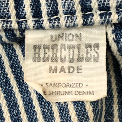 【中古品】【メンズ】 UNION HERCULES MADE ユニオン ヘラクレス メイド JOHNBULL OVERALL HE251P01 ジョンブル オーバーオール ボトムス 156-251106-ks-31-tei サイズ：32 カラー：ヒッコリー 万代Net店