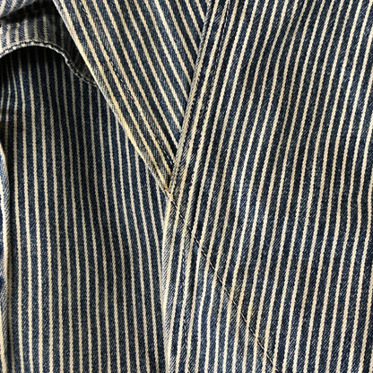 【中古品】【メンズ】 UNION HERCULES MADE ユニオン ヘラクレス メイド JOHNBULL OVERALL HE251P01 ジョンブル オーバーオール ボトムス 156-251106-ks-31-tei サイズ：32 カラー：ヒッコリー 万代Net店